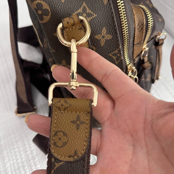 LV Cambas Brown Monogram Mini Backpack with Gold Hardware - Picture 10 of 16